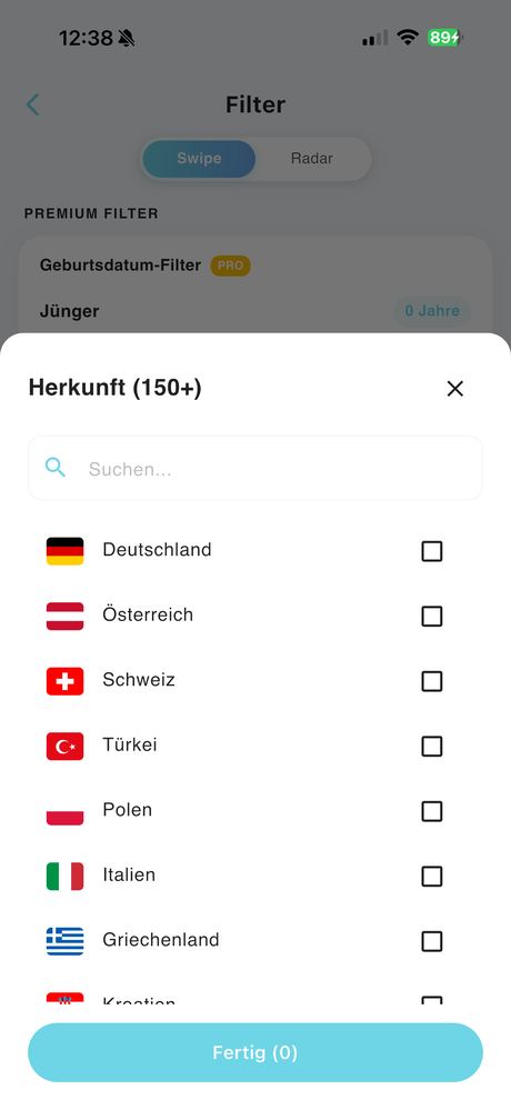 Herkunft: über 150 Länder